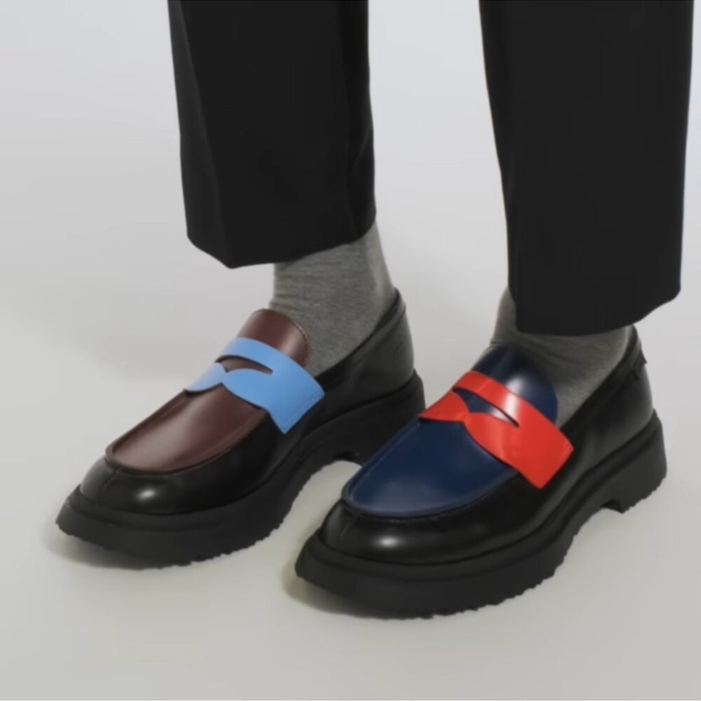 Camper Twins Multicolored Loafers Size 45